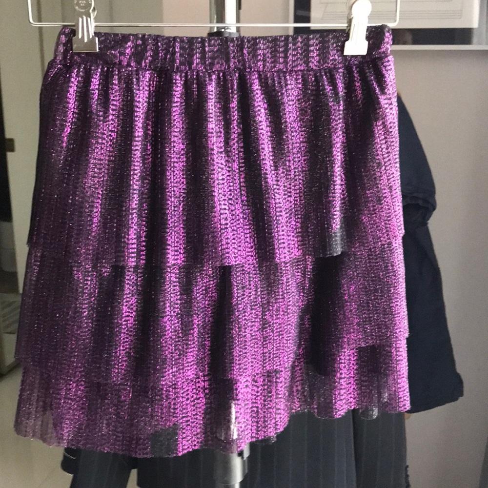 Zara Beautiful Purple  Girl Skirt. Sz 13/14